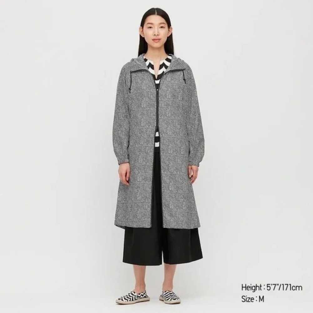 Marimekko x Uniqlo Pocketable Long Lightweight Parka Travel Coat